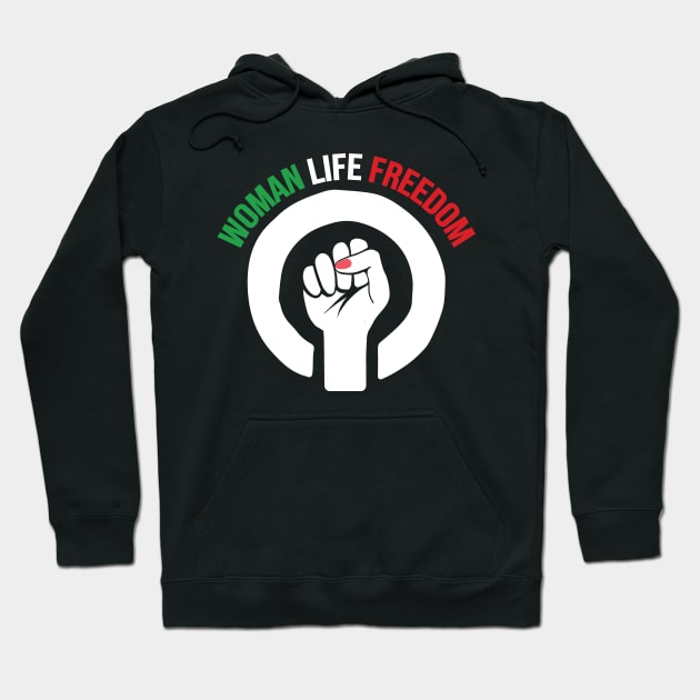 Woman Life Freedom Hoodie by kim.id